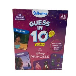 Skillmatics Guess in 10 Junior Disney Princess Card Game Ages 3-6 FACTORY SEALED